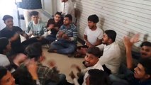 Video Story : ABVP sitting on dharna in Magnus Academy Coaching