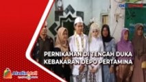 Menikah Usai Kebakaran Depo Pertamina, Akad Nikah Digelar Sederhana
