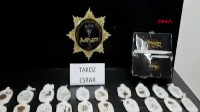 Mersin'de 7 kilo 950 gram esrar ele geçirildi