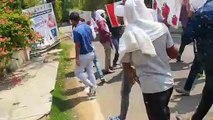 Video: चुनाव से चंद महीने पहले एनएसयूआई की अपनी ही सरकार से बगावत, मंत्री का पुतला फूंका