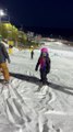 Fearless Little Girl Takes on Ski Jump