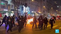 Retraites : une soirée de tensions dans plusieurs villes françaises