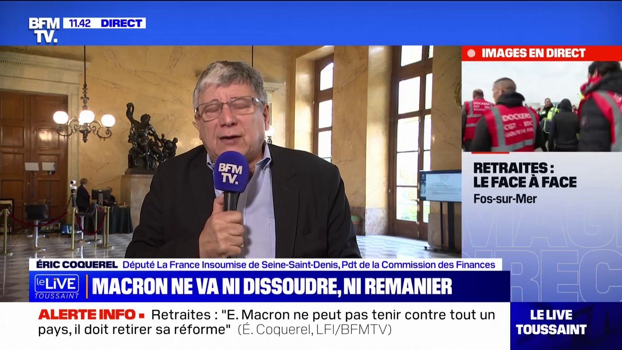 Éric Coquerel accusé d'avoir frappé un policier: "On est passé à l'intimidation des élus", réagit le député de La France insoumise