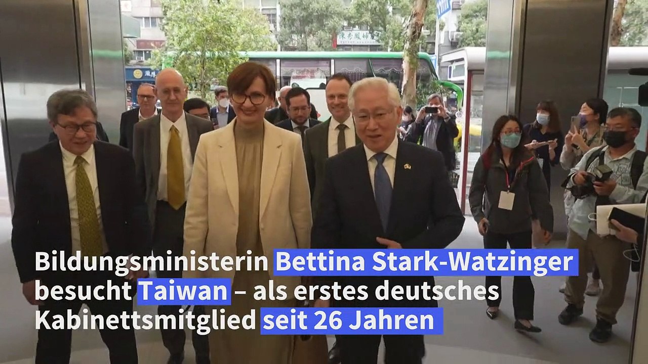 Bildungsministerin Stark-Watzinger besucht Taiwan