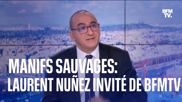 Manifestations sauvages, maintien de l'ordre, accusation de violences policières... L'interview de Laurent Nuñez en intégralité