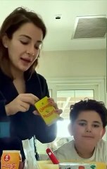 شام الذهبي واخواتها الصغار وعمل طريقة دجاج  كنتاكي