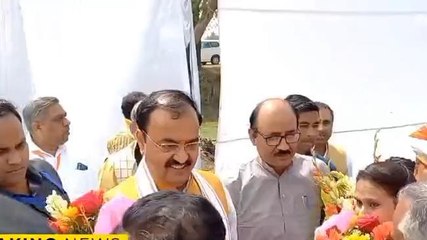 सहारनपुर पहुंचे डिप्टी सीएम केशव प्रसाद मौर्य, ब्यास डेरा प्रमुख से की मुलाकात