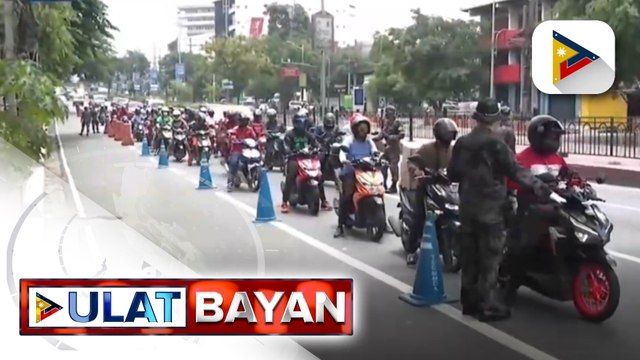 Panukalang batas para matigil ang diskriminasyon sa riders sa mga checkpoint, inihain sa Senado
