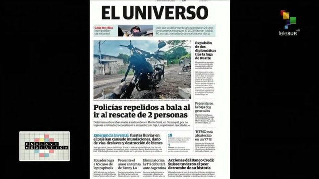 Enclave Mediática 16-03: La violencia incrementa en Ecuador