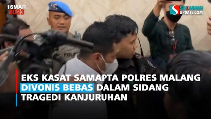 Eks Kasat Samapta Polres Malang Divonis Bebas dalam Sidang Tragedi Kanjuruhan