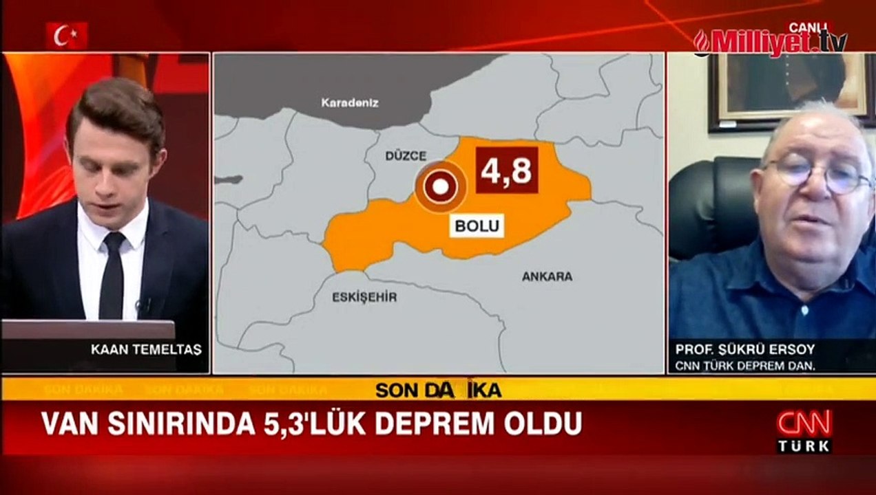 Türkiye- İran sınırında 5.3 büyüklüğünde deprem!