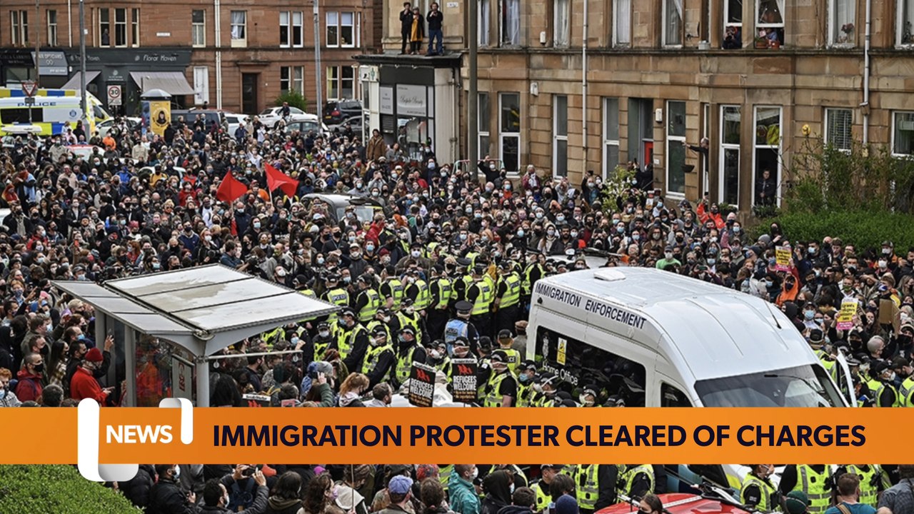 Glasgow headlines 16 March: Immigration protester has been cleared of charges