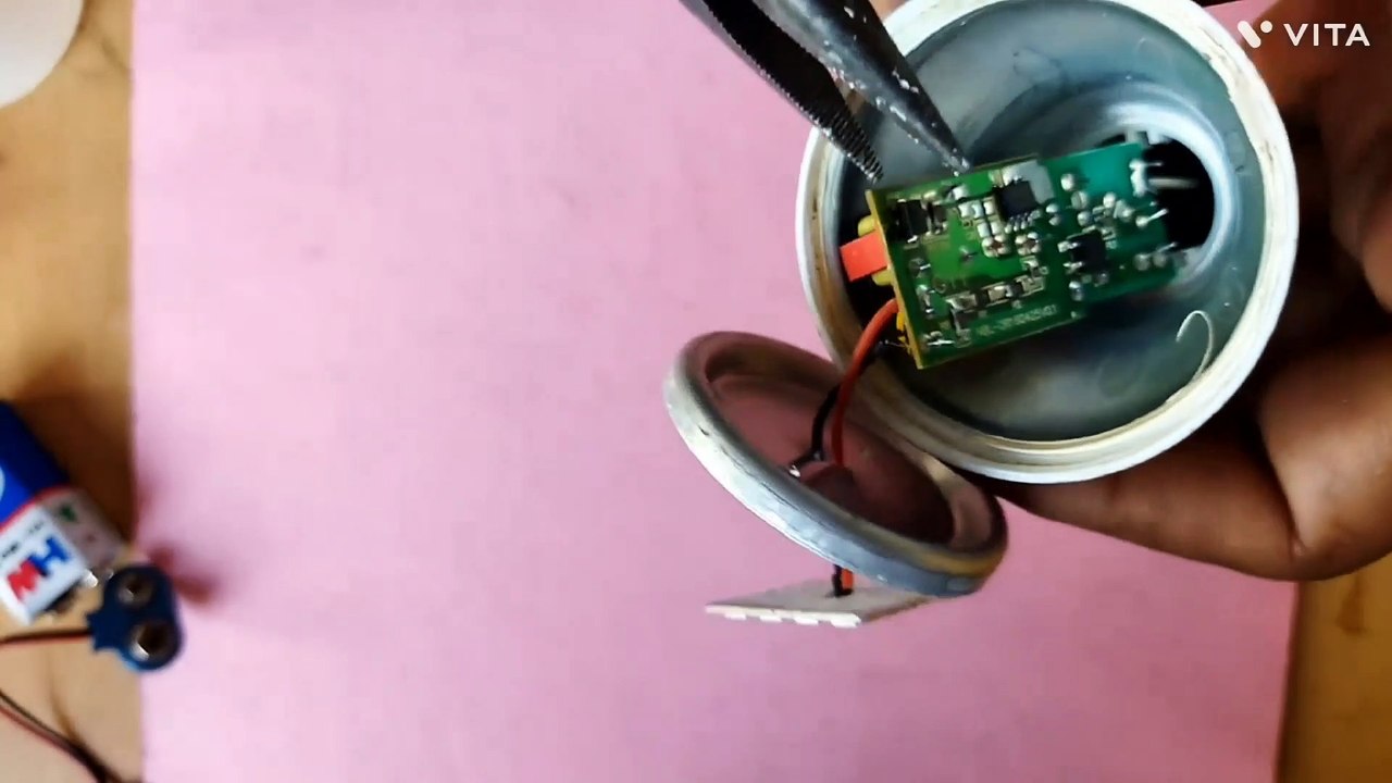 LED bulb experiment emergency light video Dailymotion