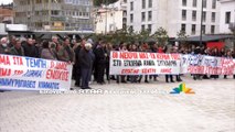 Συγκέντρωση και πορεία στο κέντρο της Λαμίας για την τραγωδία στα Τέμπη. Απείχαν και οι δικηγόροι