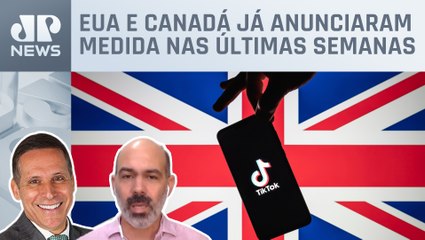 Reino Unido deve proibir TikTok em aparelhos do governo; Schelp e Capez analisam
