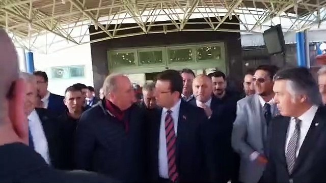 Muharrem İnce ve Ekrem İmamoğlu Hatay'da karşılaştı