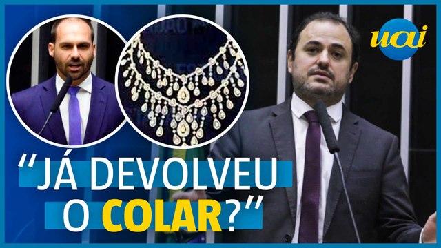 Deputado cobra Eduardo Bolsonaro sobre joias ilegais