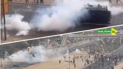 ÇA ch@uffe entre Manifestants et force de l'ordre sur la vnd