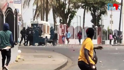 Echauffourées à Saint-Louis : acculés par les jeunes, les forces de l'ordre prennent la fuite