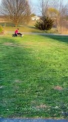 Brother Crashes Dirt Bike into Sister