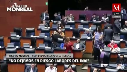 Monreal destaca acuerdos para no poner en riesgo labores del INAI