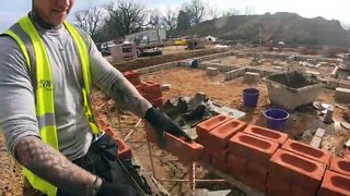 10.Easiest Way to Lay bricks in a substructure