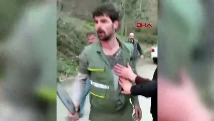 Ormanda dehşet anları! Balta ve sopalarla saldırdılar