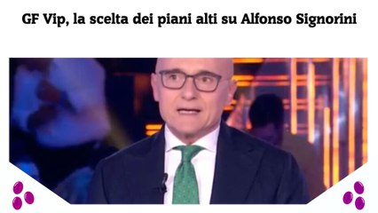 GF Vip, la scelta dei piani alti su Alfonso Signorini