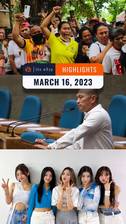 Rappler's highlights: Roel Degamo, Arnie Teves, ITZY | The wRap | March 16, 2023