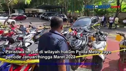 Polda Metro Jaya Ungkap Puluhan Kendaraan Hasil Curian
