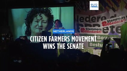 Dutch Farmers protest party in shock victory in provincial elections