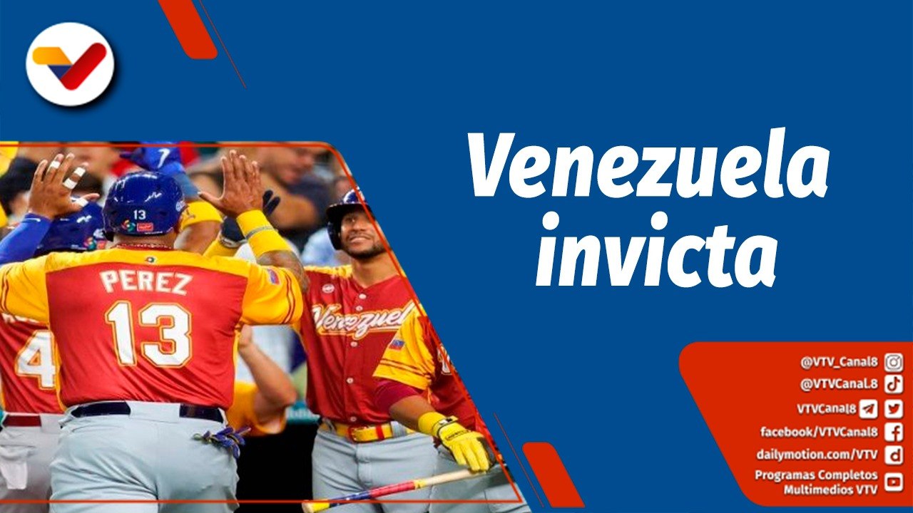 Deportes VTV | Venezuela derrota a Israel y avanza invicta en Clásico Mundial