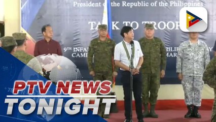 Pres. Ferdinand R. Marcos Jr. visits 9th Infantry Division in Camarines Sur