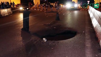 [#Dîdîîî] Un trou béant sur l'axe échangeur de Nzeng Ayong - sotega