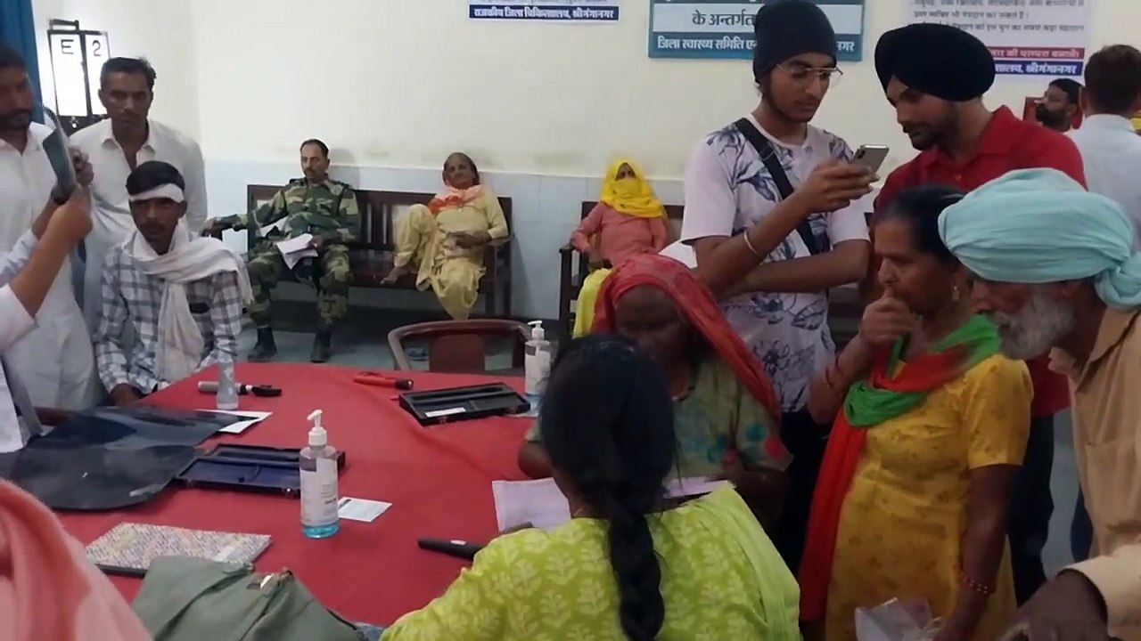 रोगियों की कतार, बीमार का उपचार