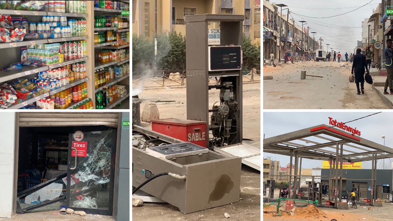 @ffrontements au marché Dior, les jeunes vandal...