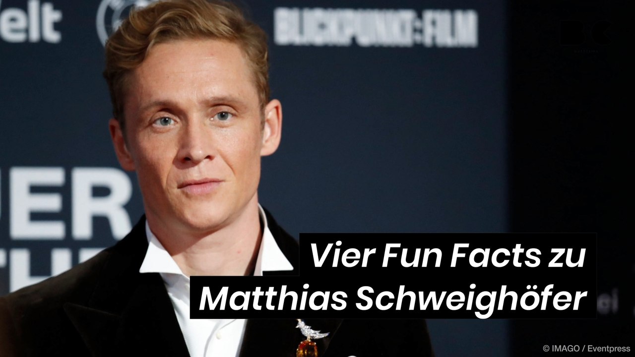 Vier Fun Facts zu Matthias Schweighöfer