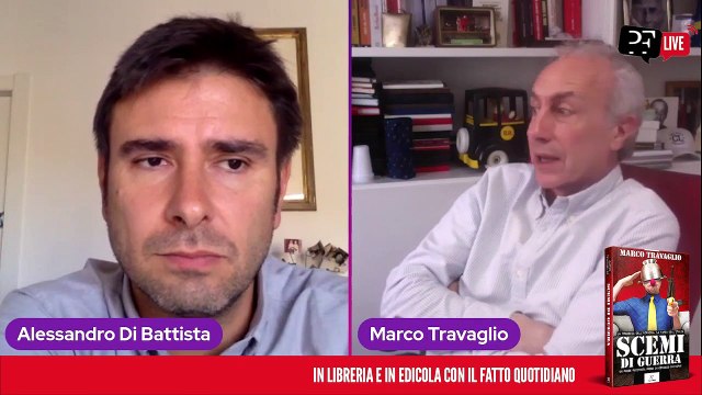 Scemi di guerra , Marco Travaglio e Alessandro Di Battista dialogano sul conflitto in Ucraina