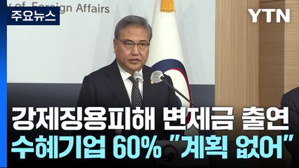 청구권 협정 수혜 기업 40%만 "검토"...60%는 "계획 없어" / YTN