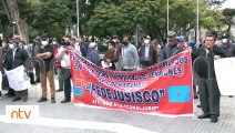 Jubilados marcharon por el centro de la ciudad