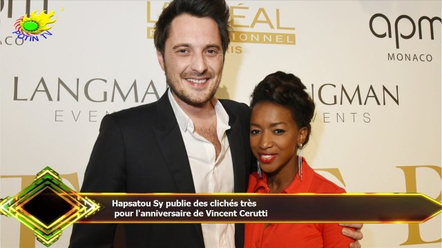 Hapsatou Sy publie des clichés très pour l'anniversaire de Vincent Cerutti
