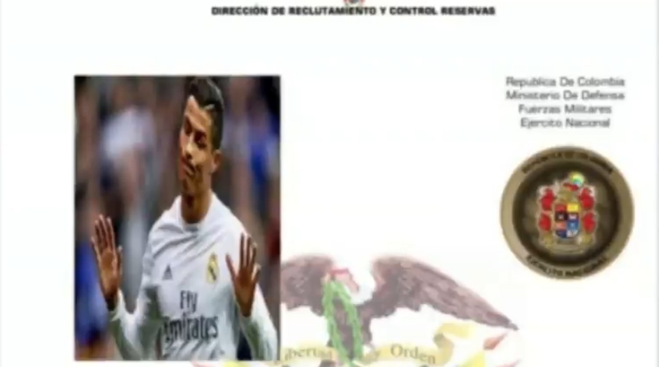 Libreta militar de un joven apareció con foto de Cristiano Ronaldo ¿de quién fue la culpa