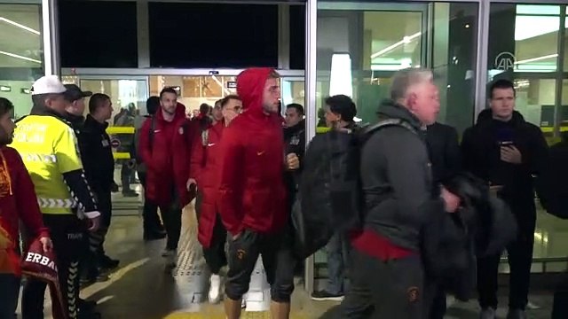 Galatasaray kafilesi Konya'ya geldi