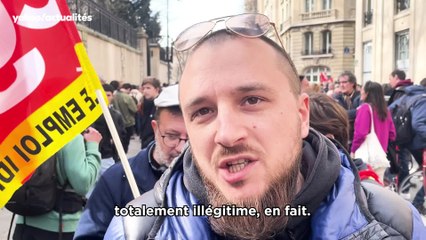 "Ça dévoile le vrai visage de Macron" : la colère des manifestants après l'annonce du recours au 49.3