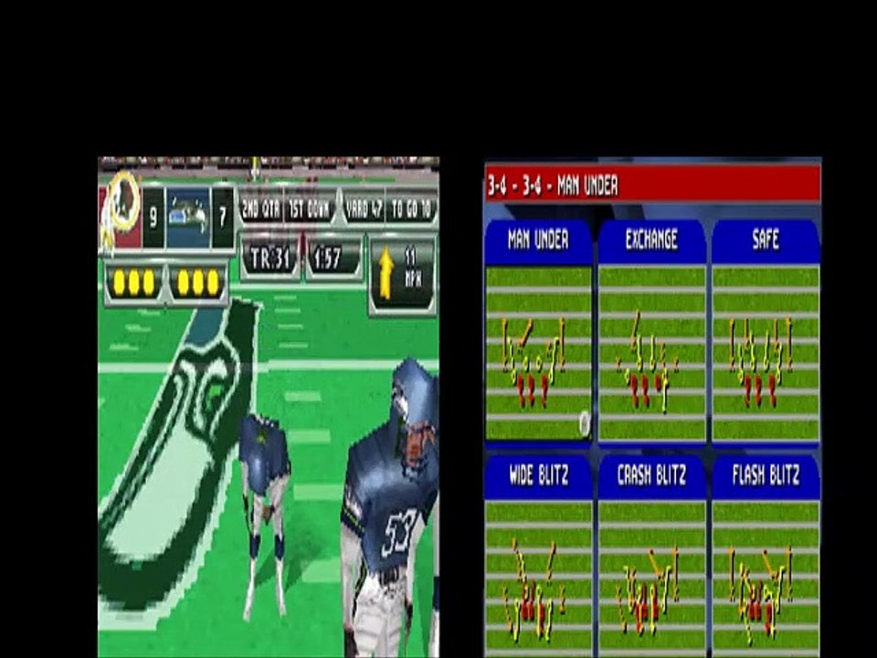 Madden NFL 06 DS Redskins vs Seahawks Part 2