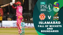 Let's Recap Islamabad United's Fall of Wickets And Boundaries | Match 32 | HBL PSL 8 | MI2T