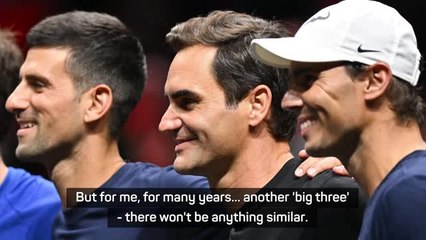 Скачать видео: Tennis won't have a 'big three' like Djokovic, Federer, Nadal again - Del Potro