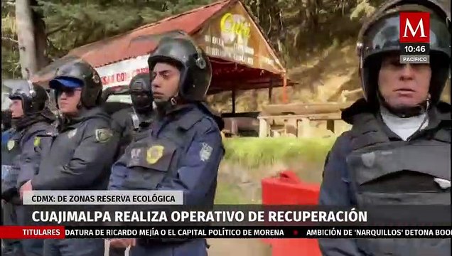 Alcaldía de Cuajimalpa realiza operativo por cobros ilegales en reserva Desierto de los Leones