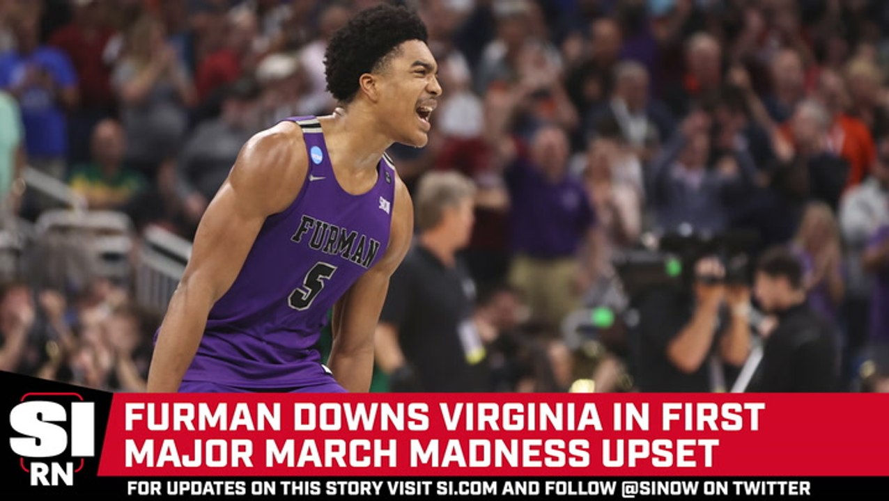 Furman Downs Virginia in First Major March Madness Upset video