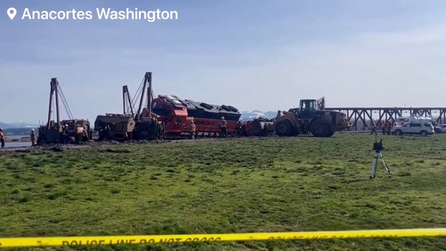 Over 5,000 gallons of diesel has spilled after a BNSF freight train derailed Anacortes | Washington
